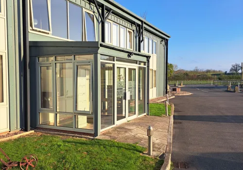 Dutch Barn Entrance Westend Office Suites Sq