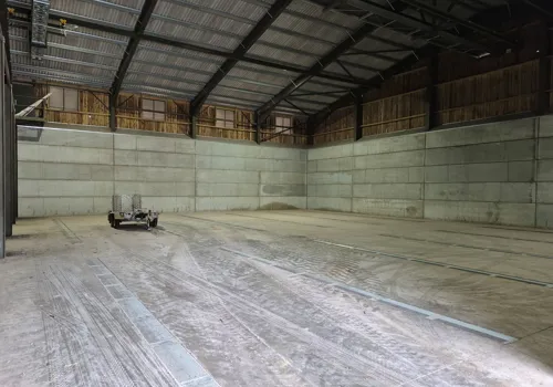 Inside Barn 8A
